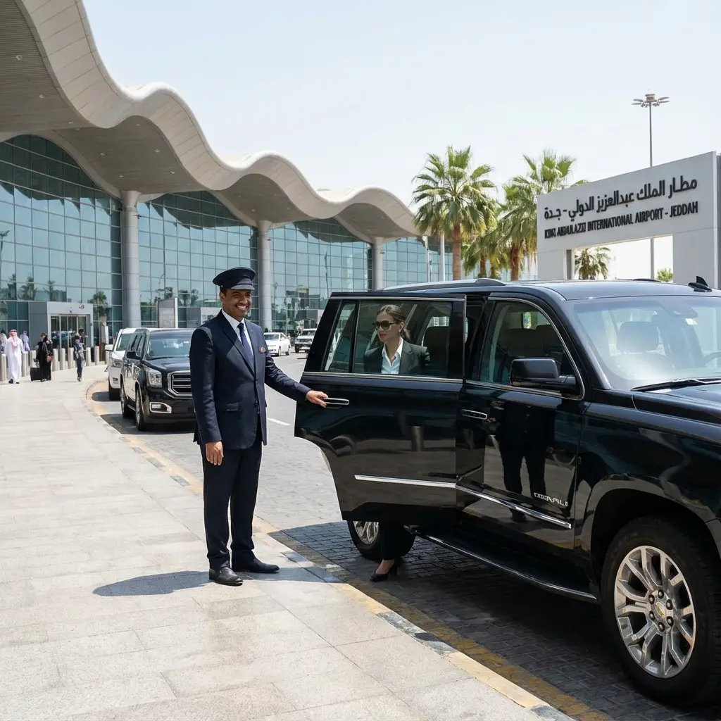 Airport taxi transfer from Jeddah Airport to Makkah and Madinah